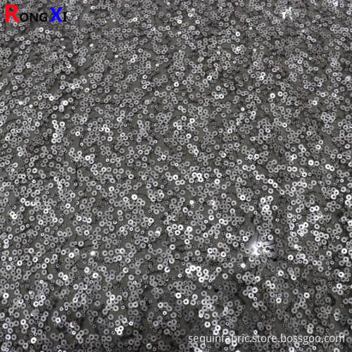 3mm&5mm mixed Brand New sublimation Bridal Sequin Fabric